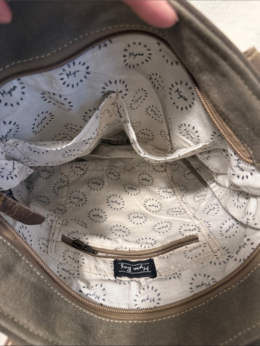 Myra Bag Chateau Petit Village Canvas Tote - Picture 12 of 13